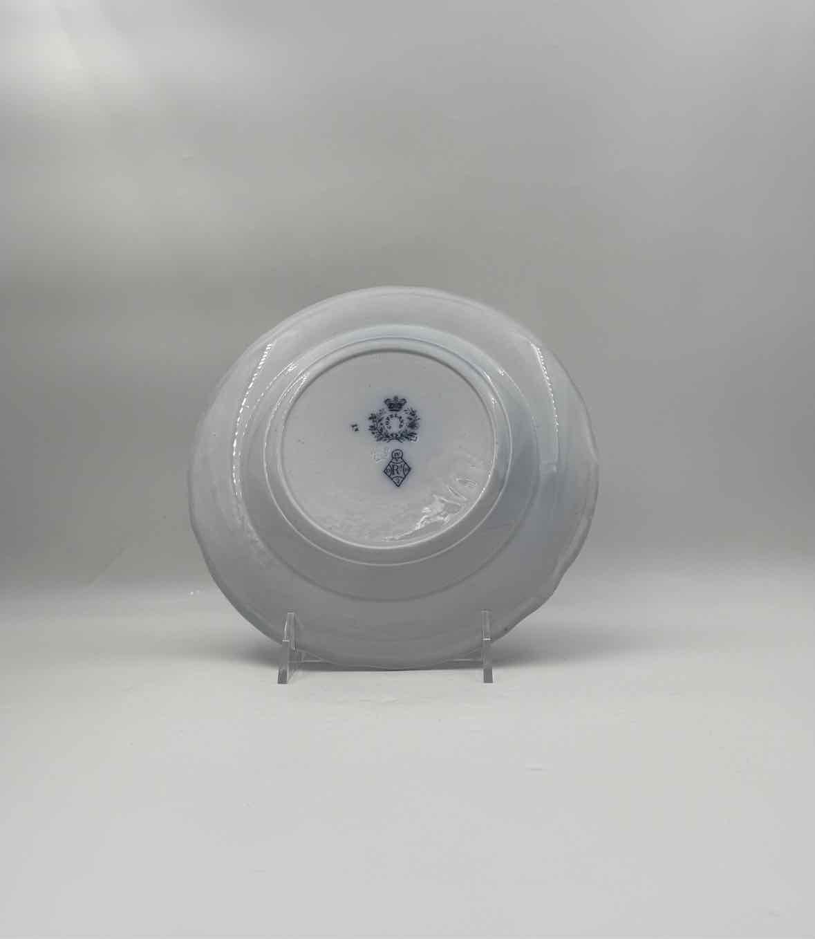 1860 Copeland Blue English Transferware 8 Salad Plates