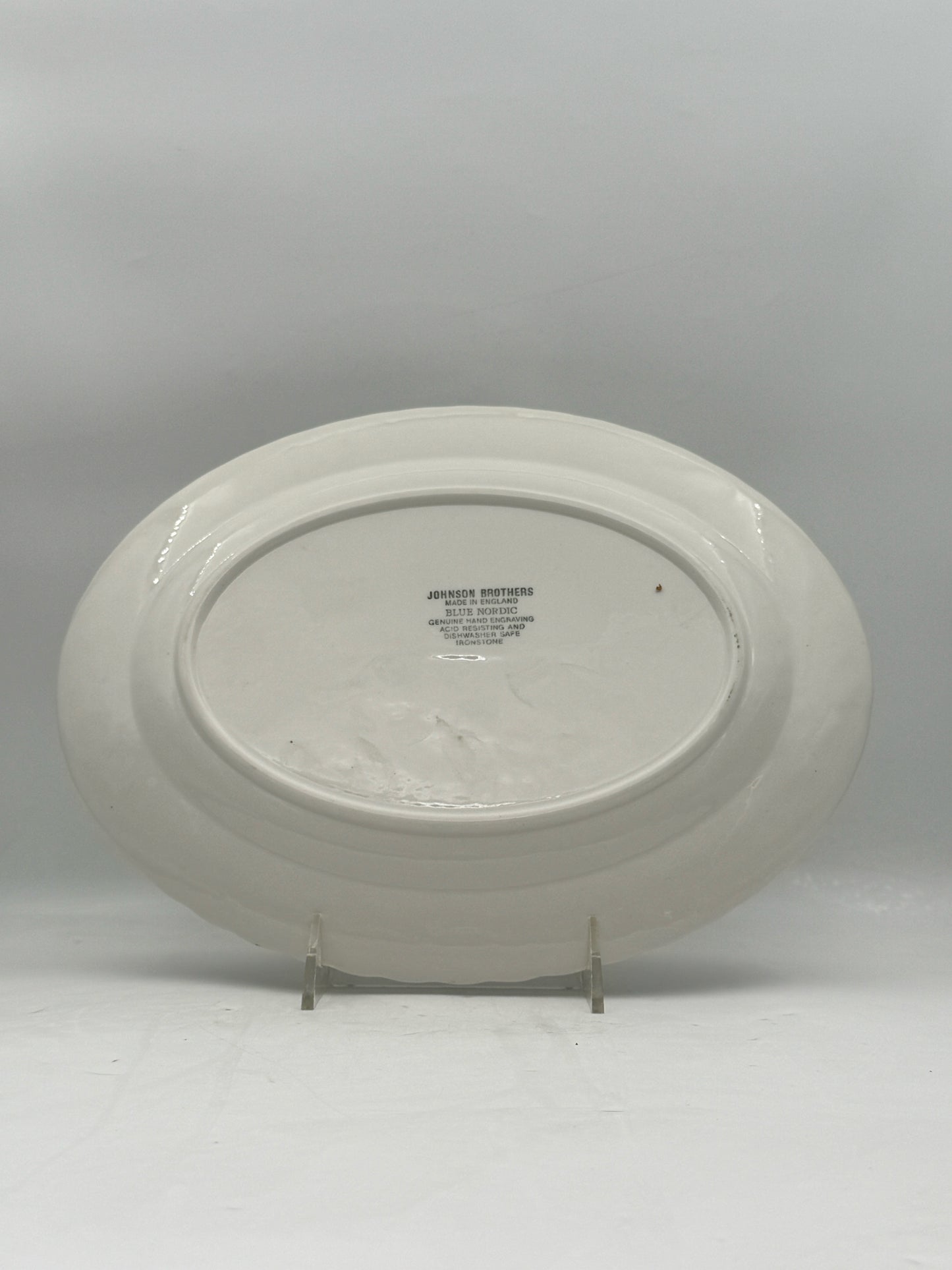 Johnson Bros Blue Nordic Platter
