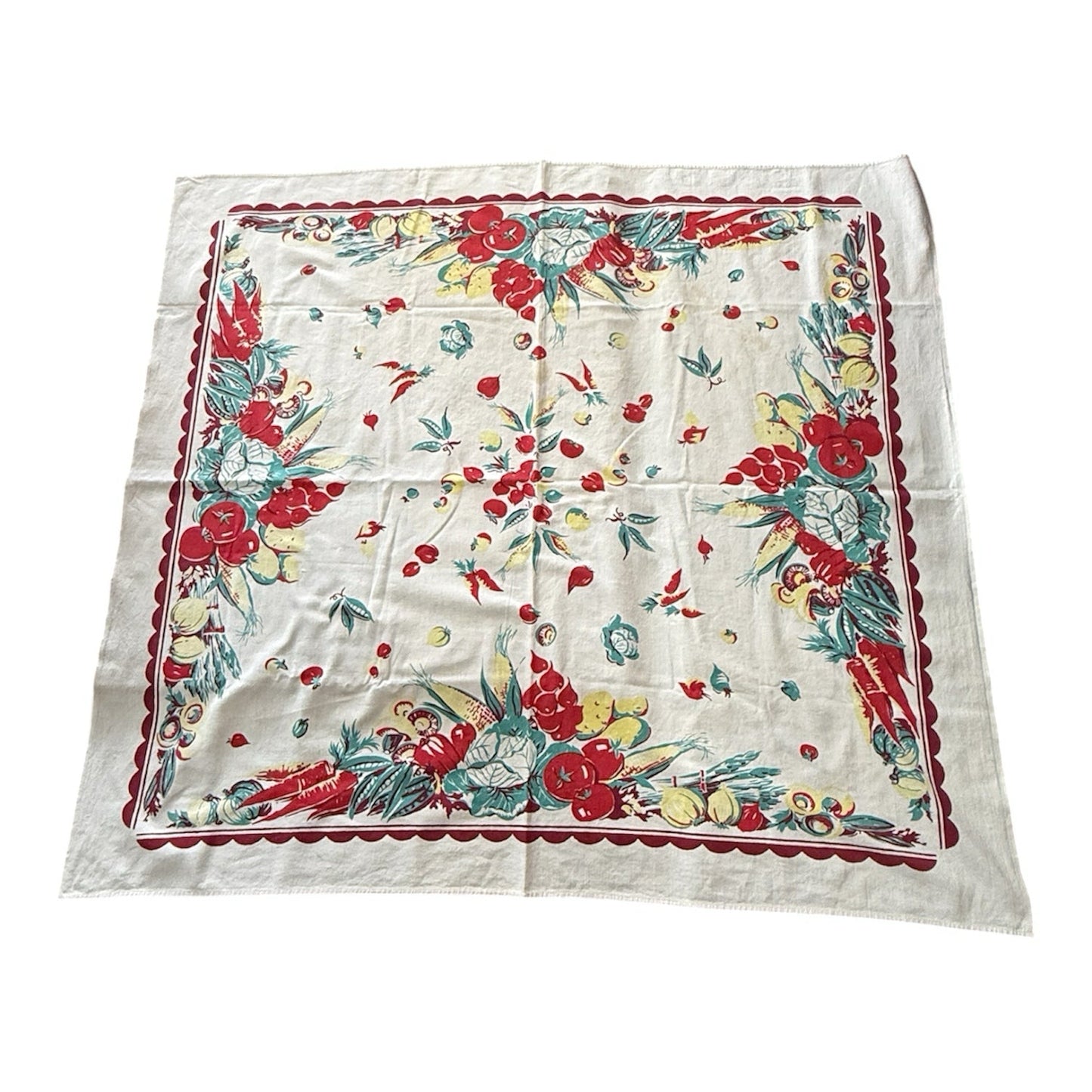 Collection Of Five Vintage Tablecloths