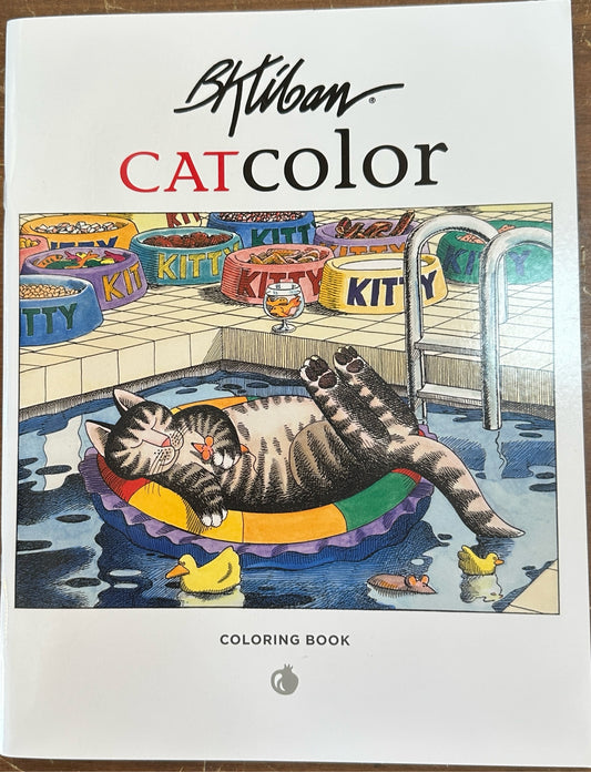 B Kilban Cat Coloring Book