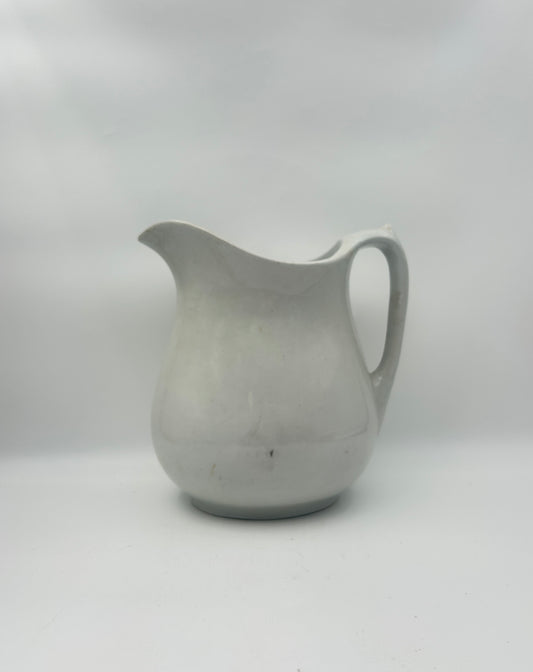 Tepco White Hotel Ware Pitcher – 1960s USA