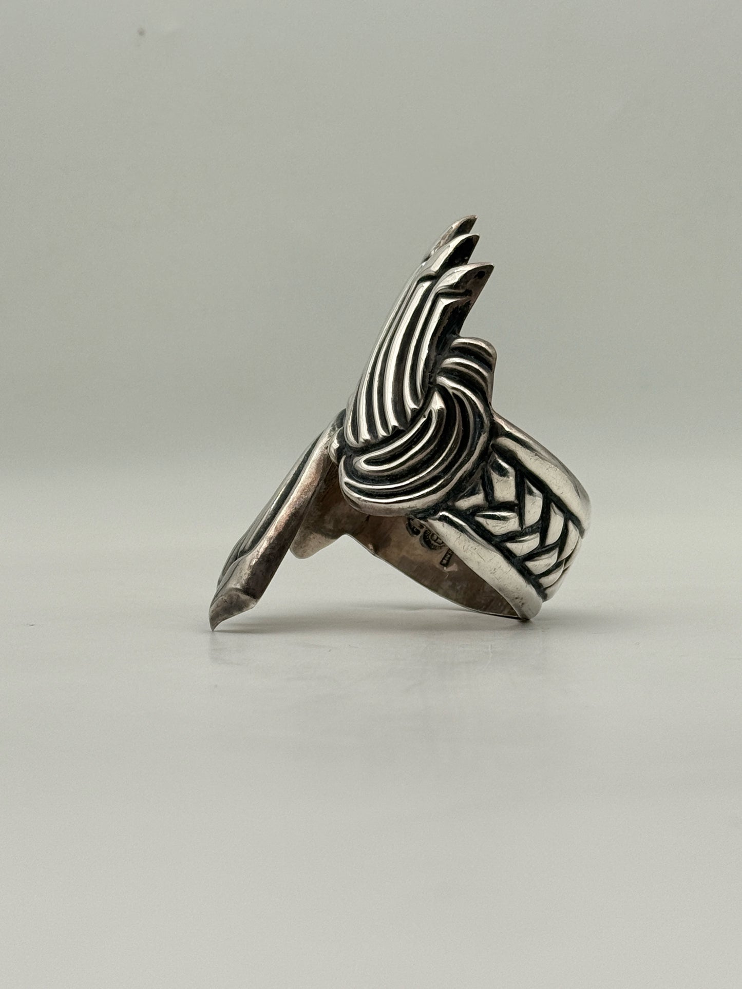 Los Ballesteros Mexican Sterling Silver Cuff Bracelet