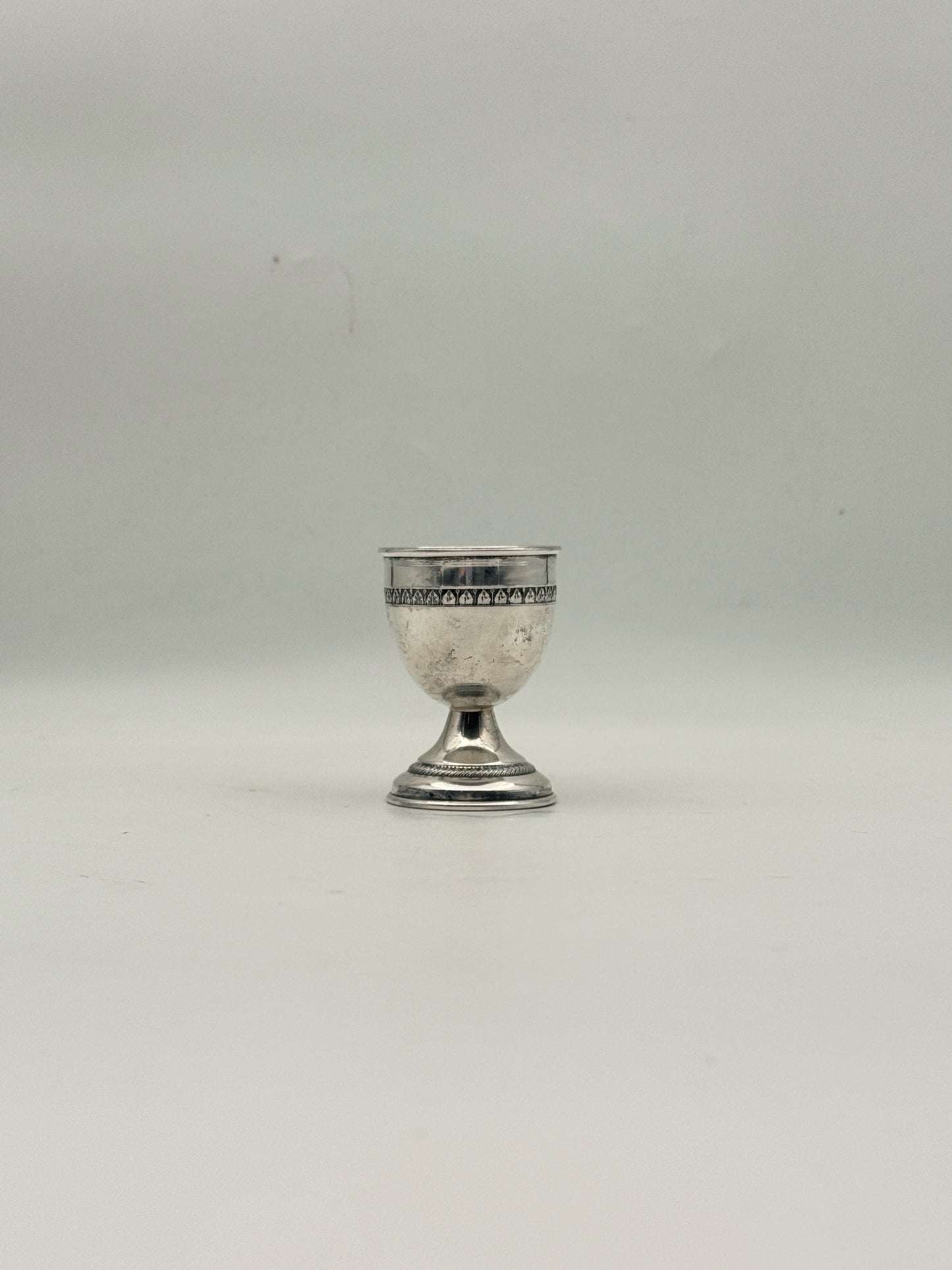 Sterling Silver Vintage Egg Cups- Set Of 2