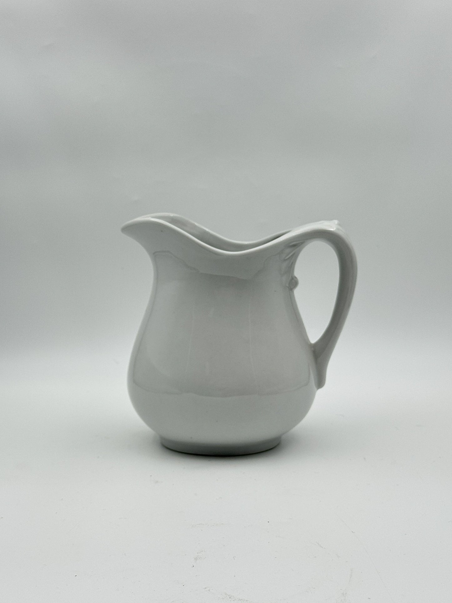 Ironstone Pitcher by Two's Company – White Glaze