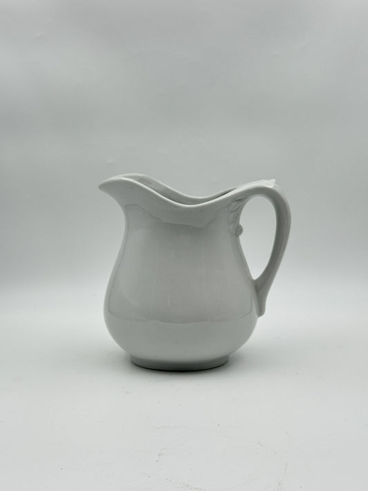 Ironstone Pitcher by Two's Company – White Glaze