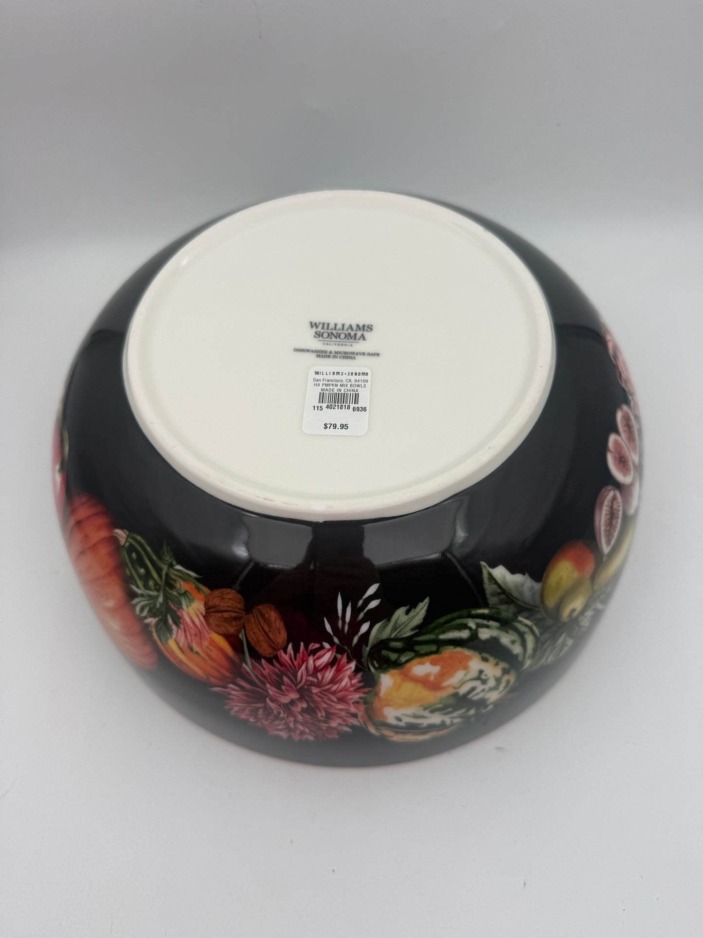 Williams Sonoma Harvest Pumpkin Serving Bowl