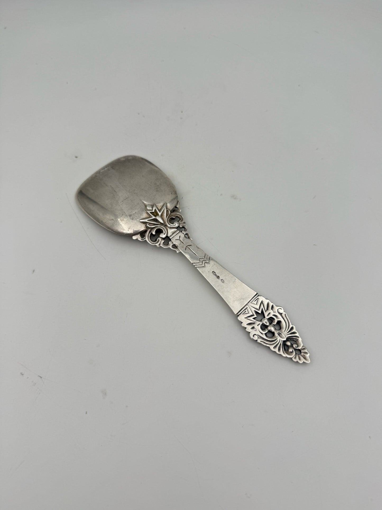 Vintage 800 Silver Serving Spoon