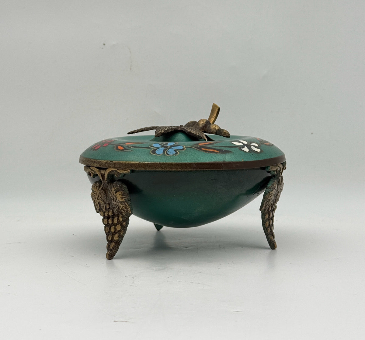 Vintage Handpainted Candy Dish