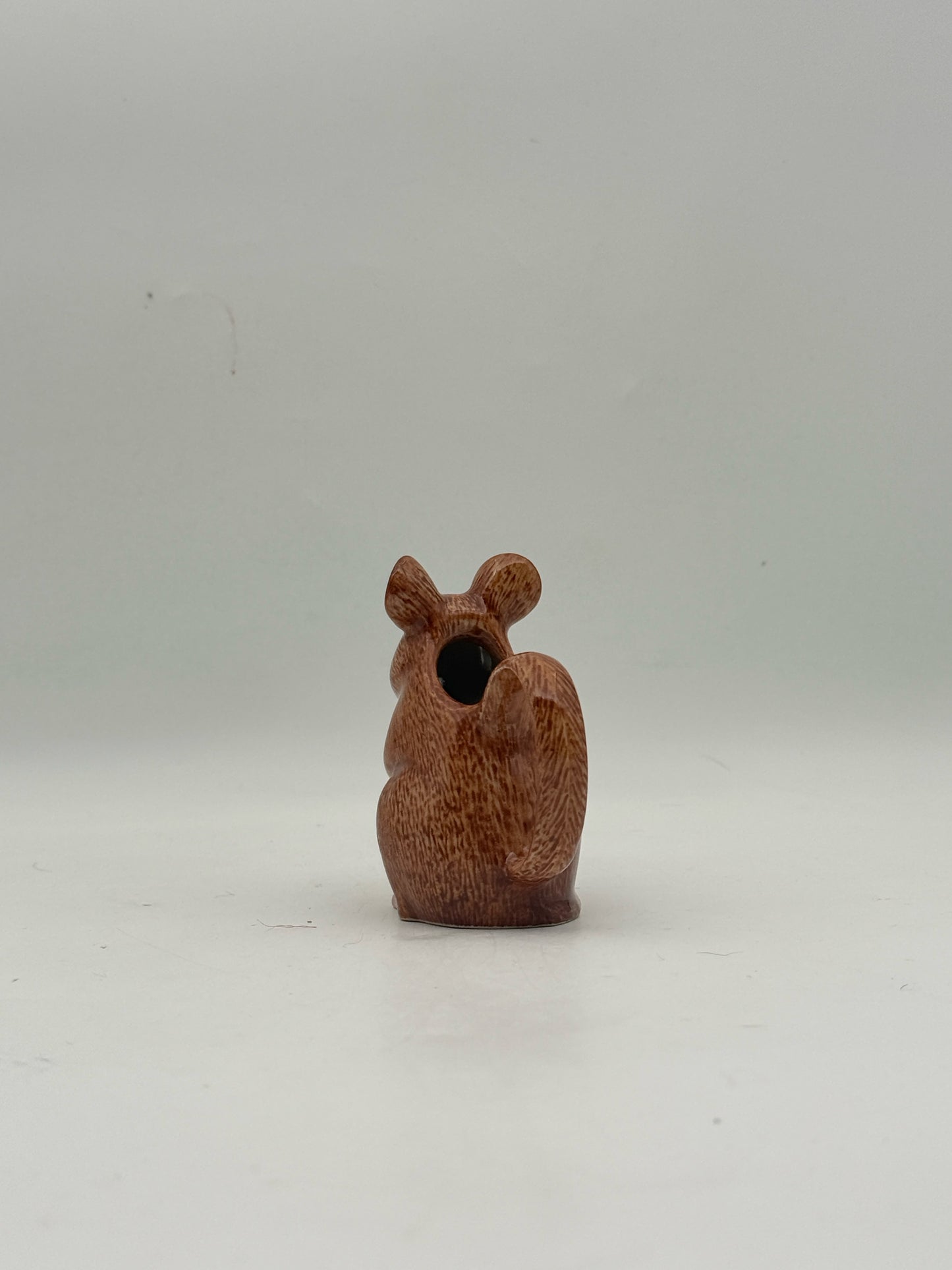 Quail Handpainted Small Mouse Pitcher