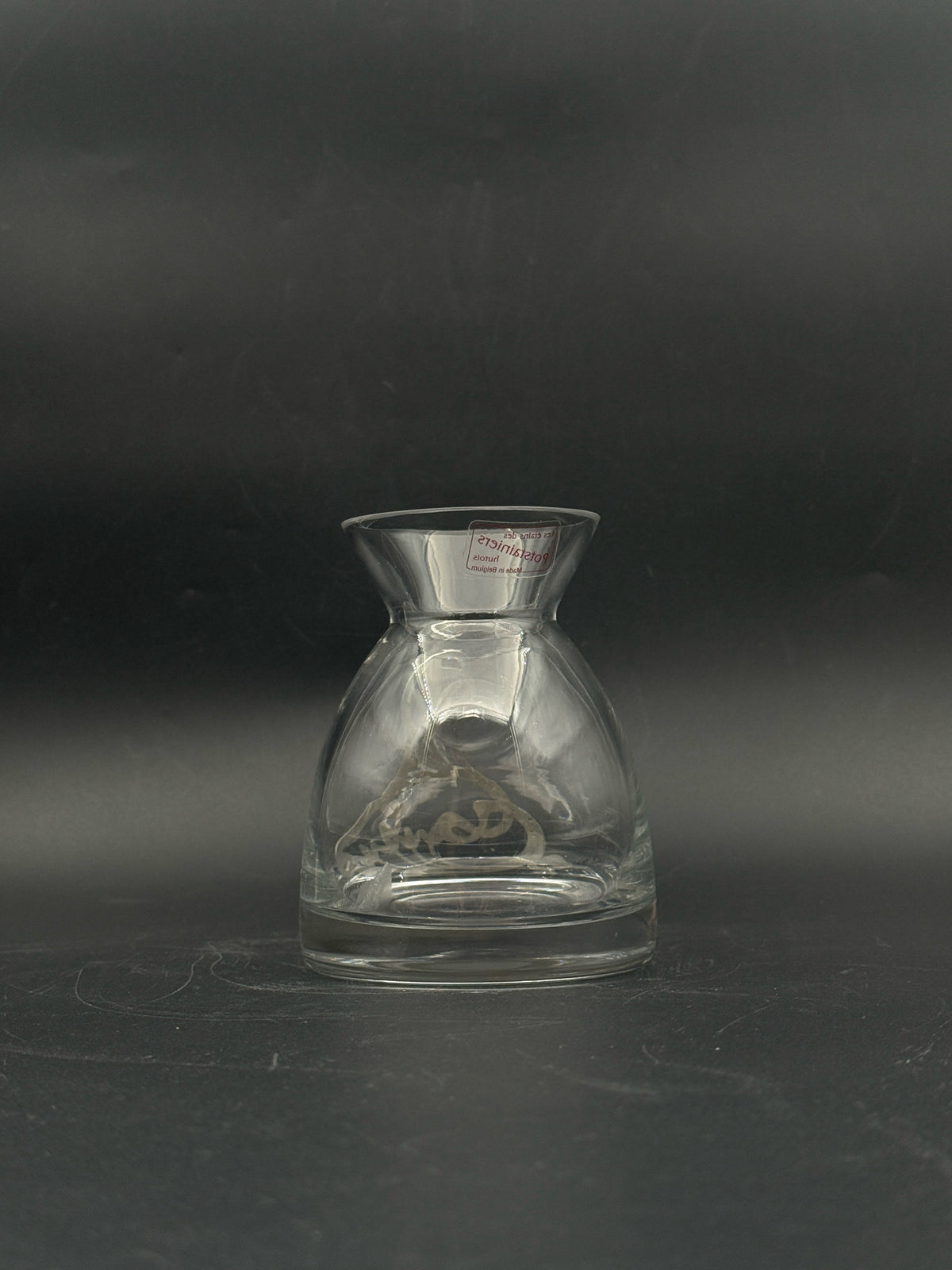 Les Potstainiers Hutois Glass And Pewter Decanter