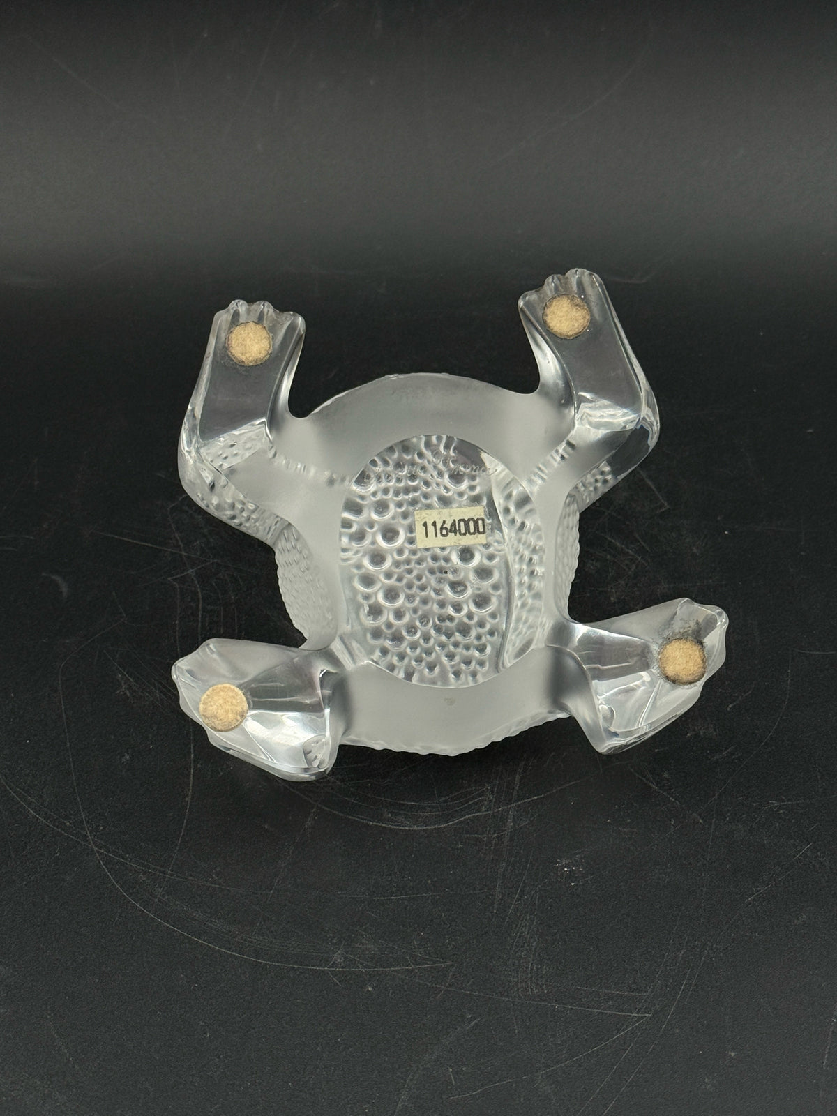 Lalique "Gregoire" Crystal Frog