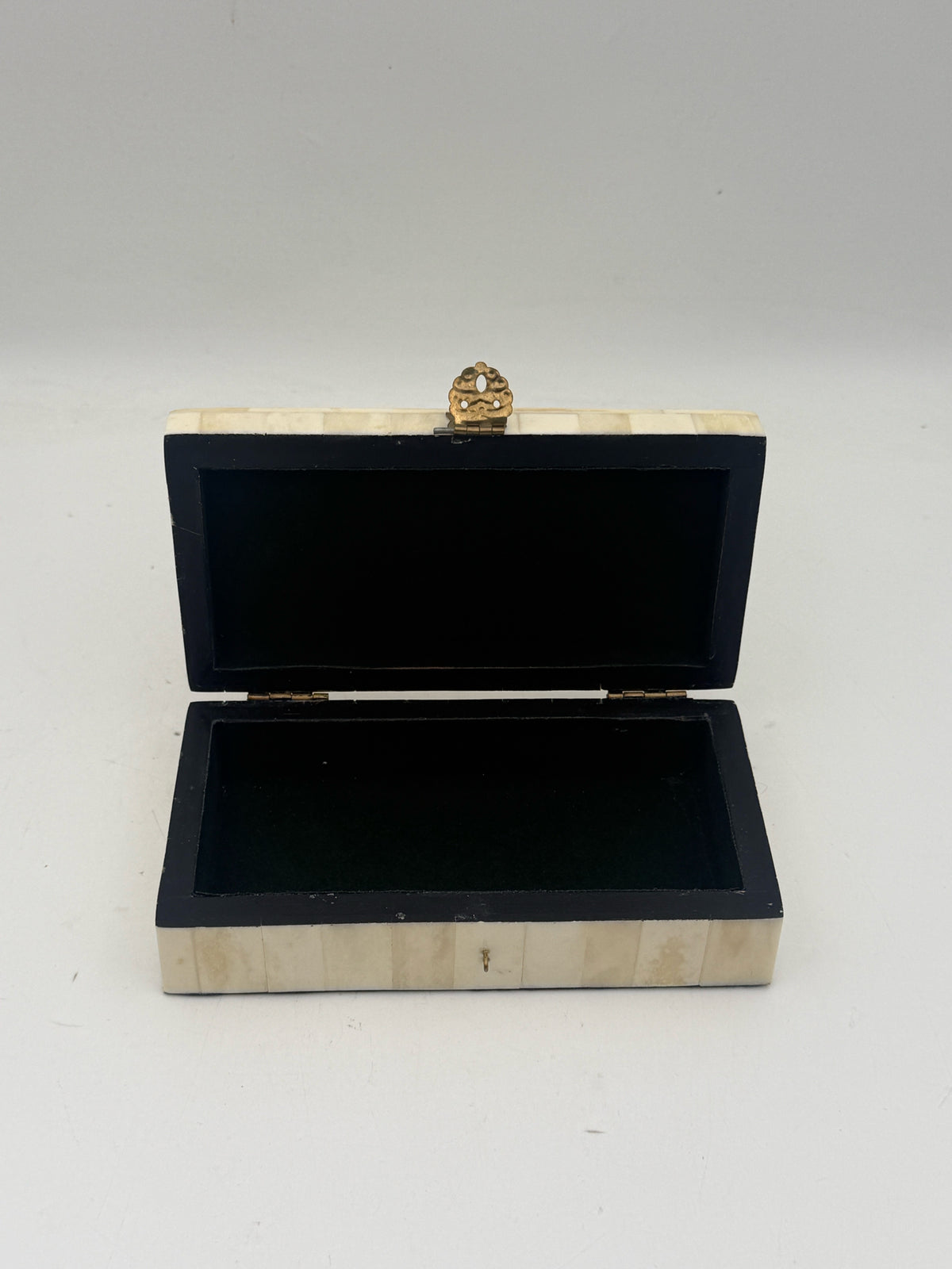 Scrimshaw Style Whale Trinket Box