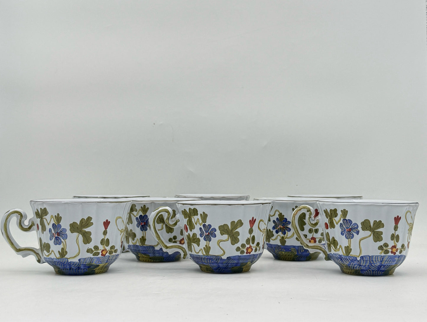 Sigma Blue Carnation 8 Person Dinnerware Set- 48 Pieces