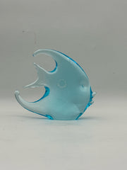 Murano Glass Blue Fish Figurine