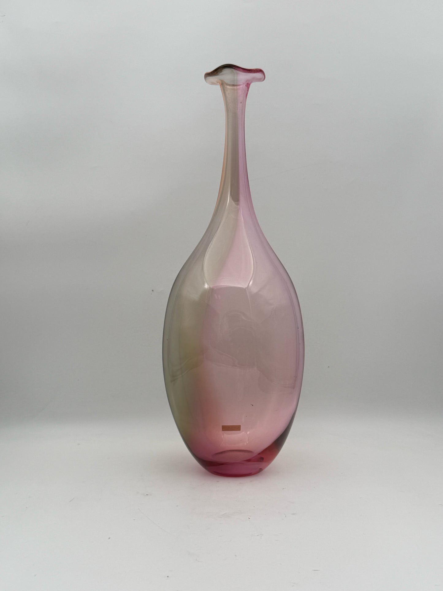 Kosta Boda "Fidji" Art Glass Vase By Kjell Engman