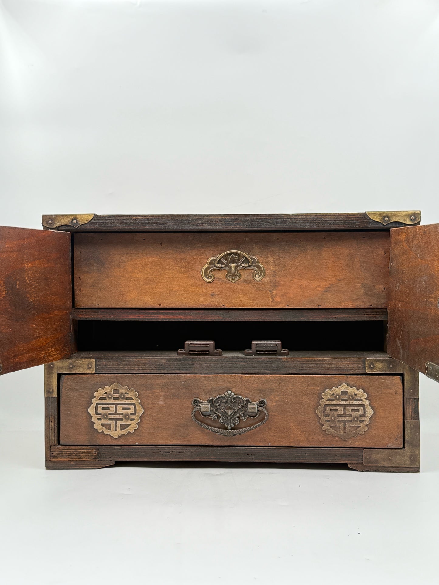 Asian Table Top Wood Chest