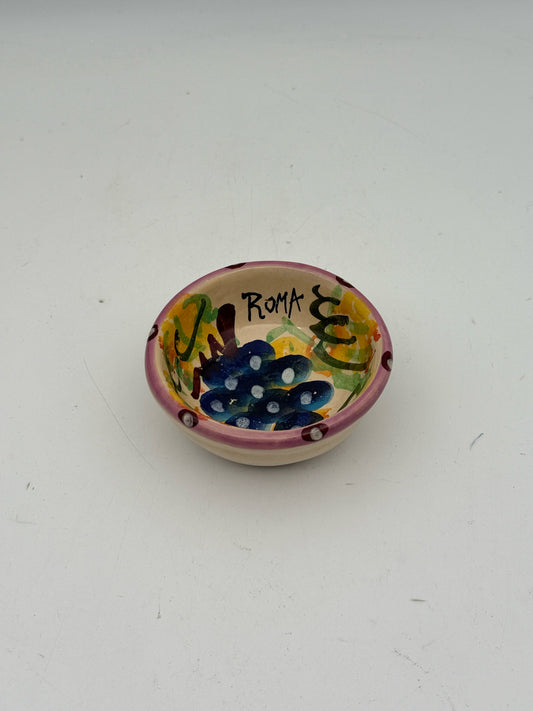 Hanpainted Italian Salt Pot