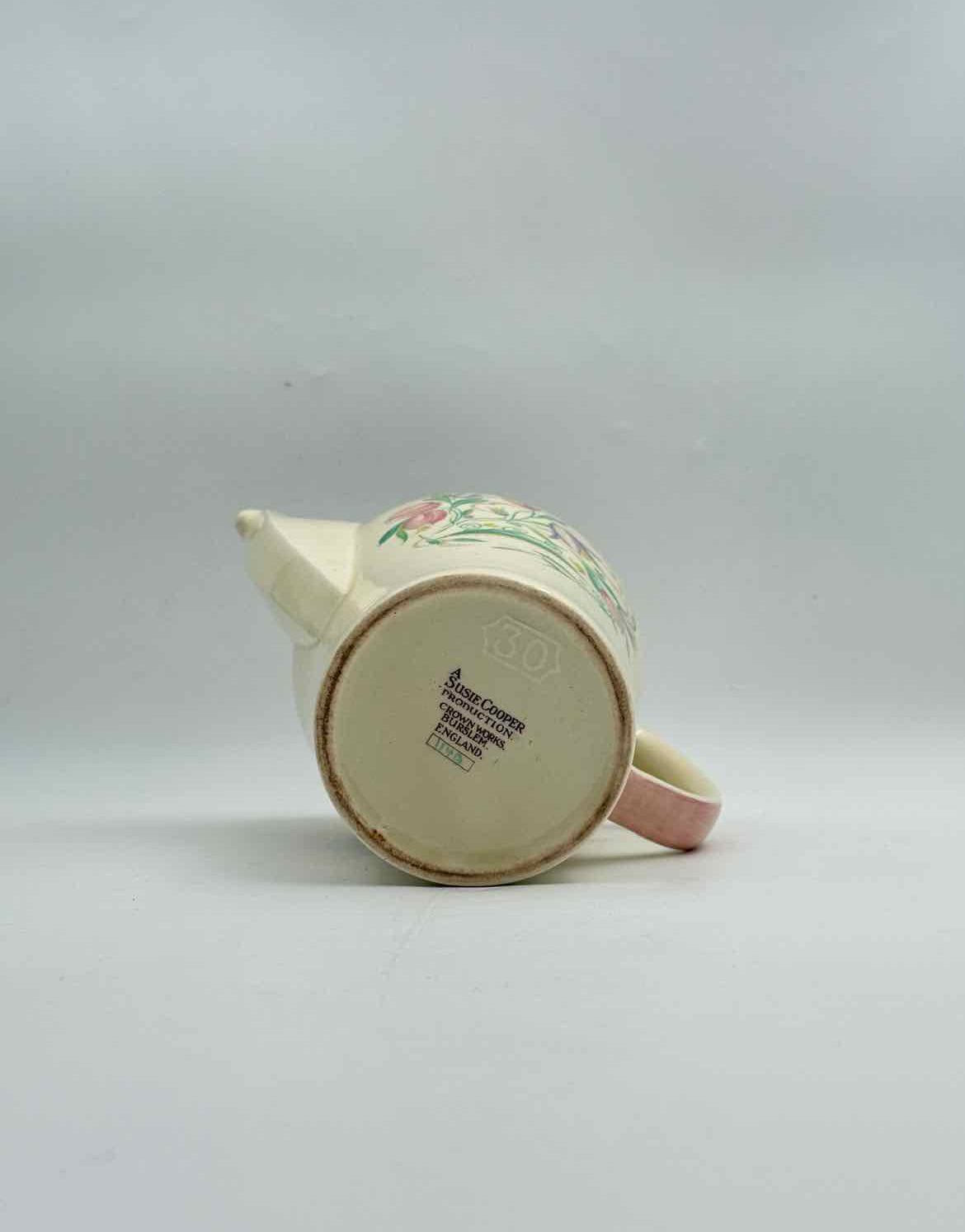 Vintage Susie Cooper Dresden Spray Kestrel Coffee Pot England Floral