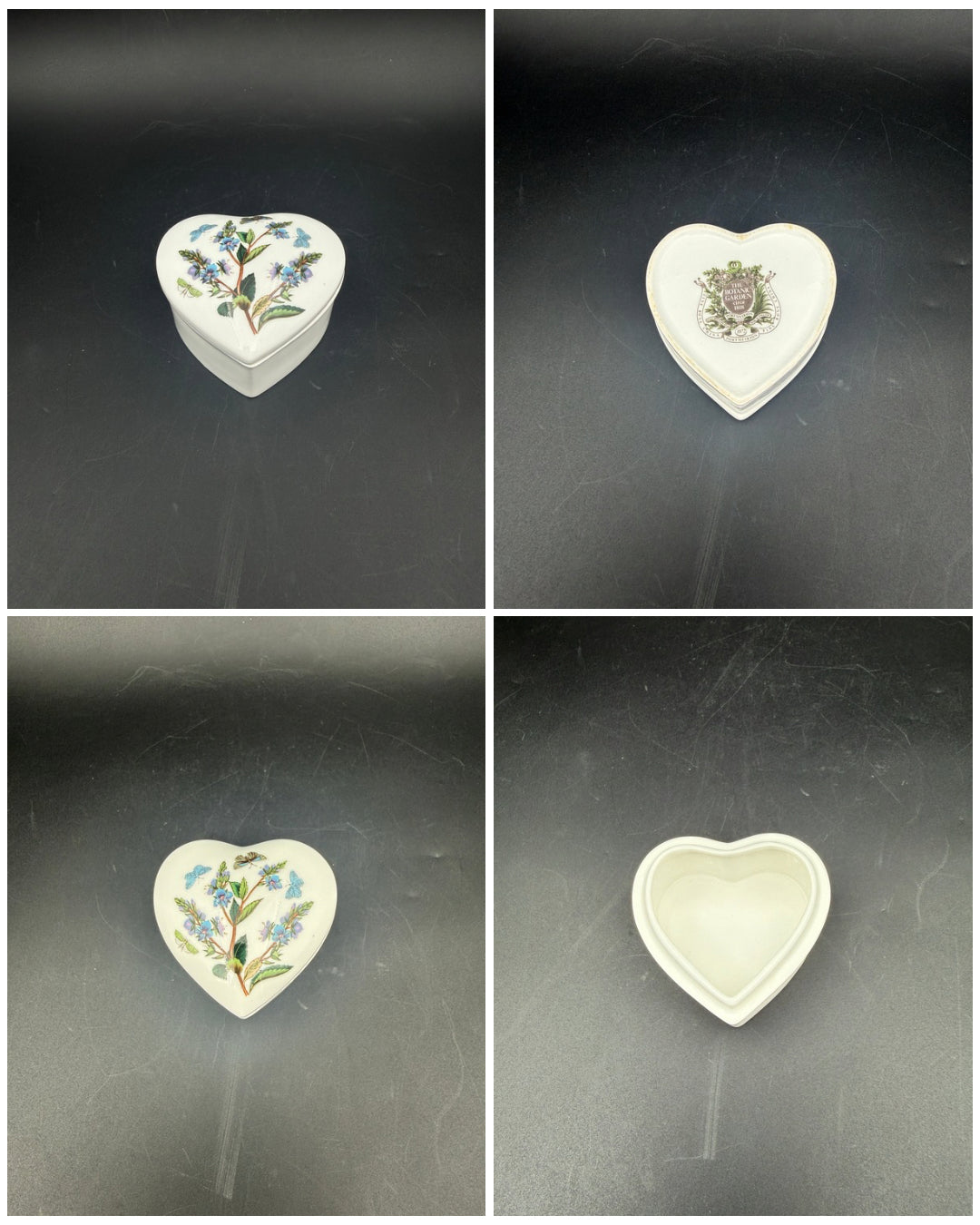 Portmeirion Botanic Garden Heart Shaped Trinket Box