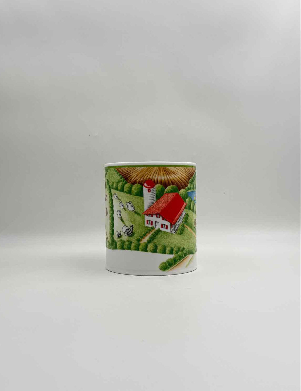 Tiffany Co 2000 Tiffany Farm Bone China Piggy Bank Decor