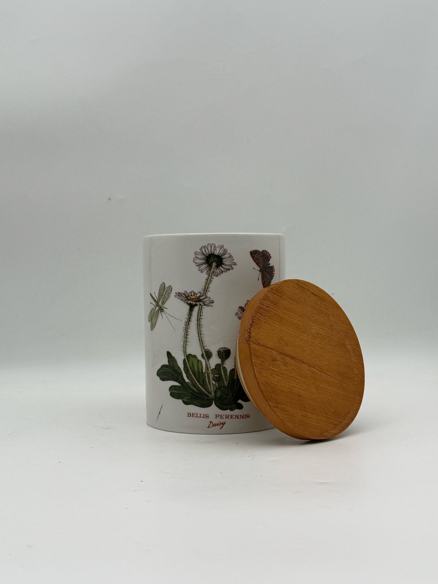 Set Of 3 Portmeirion Flower Canisters Made In England