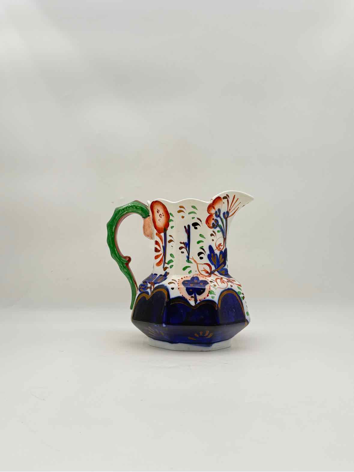 Allertons Staffordshire Gaudy Welsch Jug Pitcher