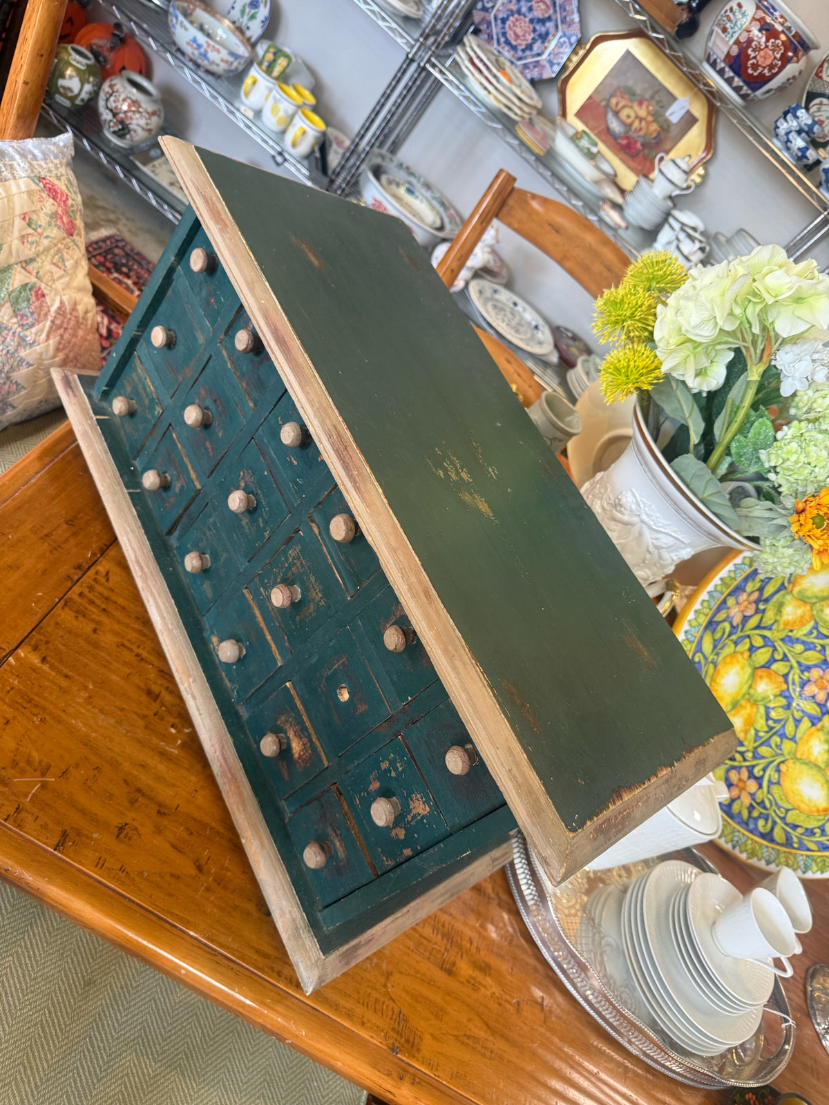 Antique 18 Drawer Apothecary Chest