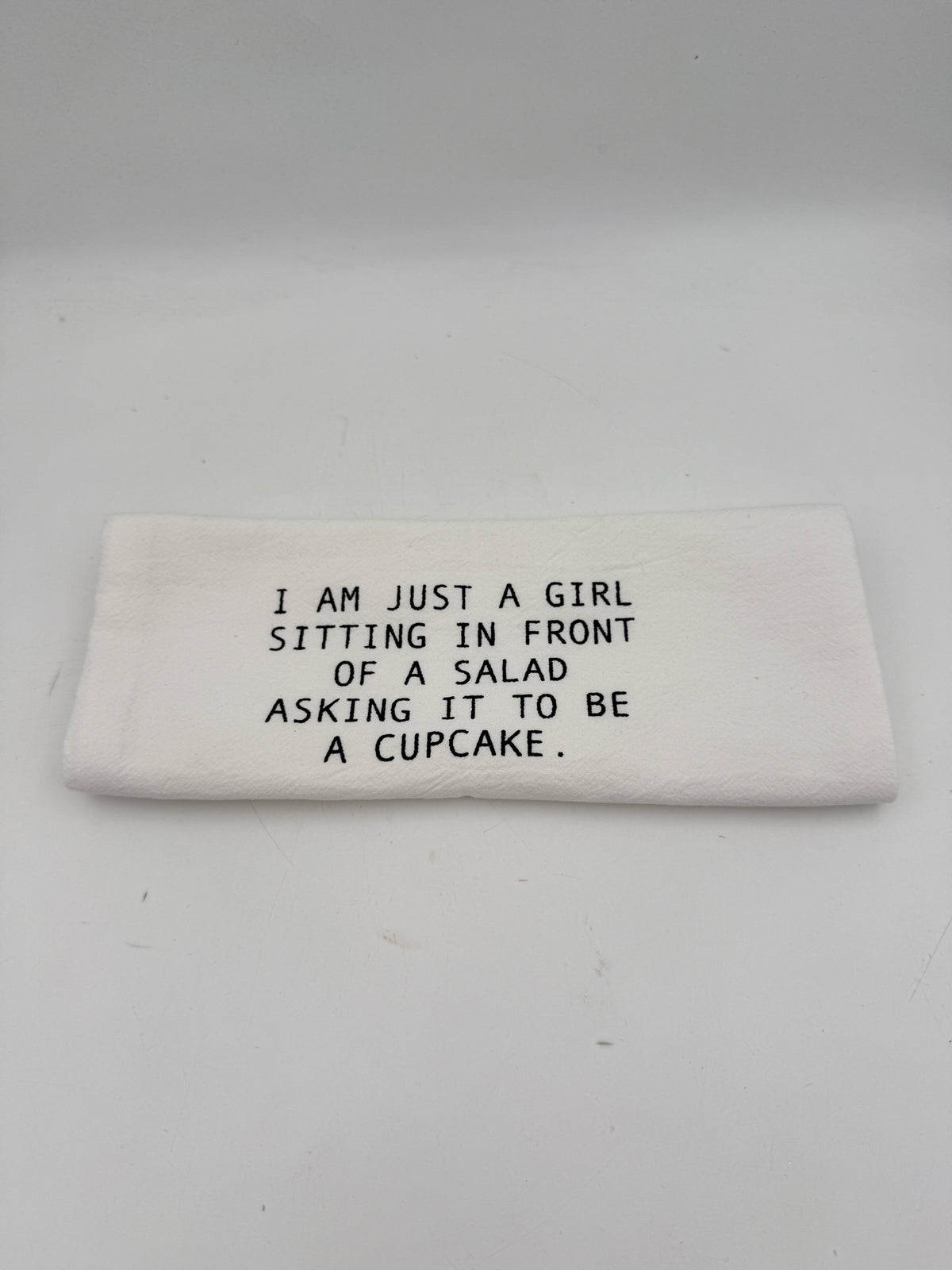 I'm Just A Girl Decorative Kitchen Towel