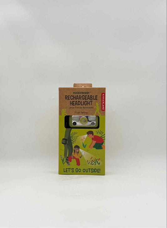 Kikkerland Huckleberry Rechargeable Motion Sensor Headlight LED Light