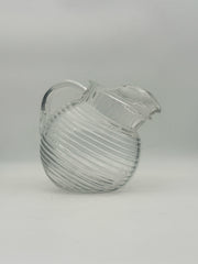 Vintage Anchor Hocking Ribbed Glass Pitcher