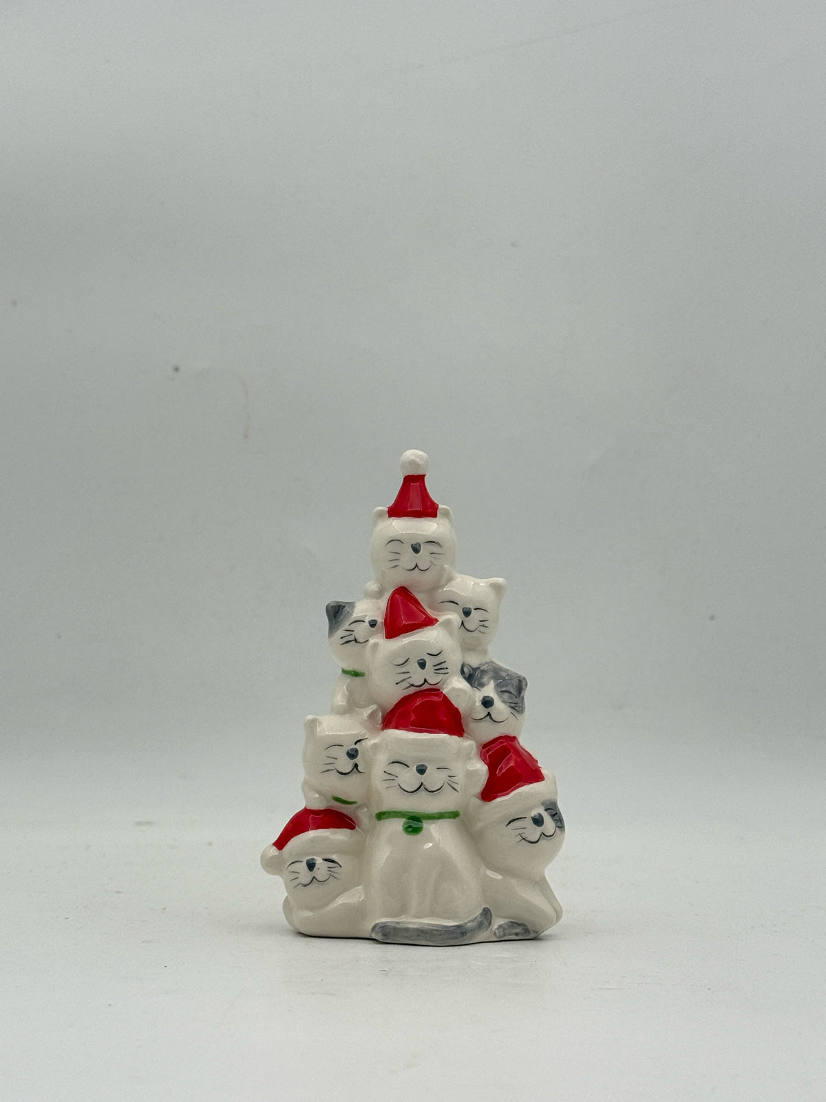 Christmas Tree Cats Salt And Pepper Shakers