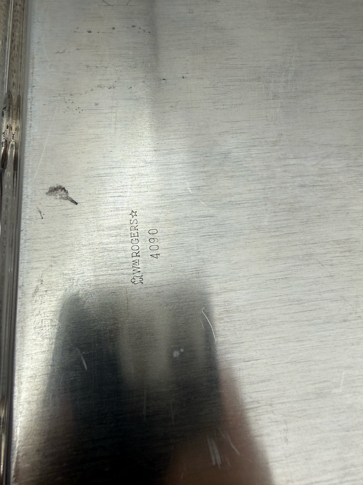 Silverplate Tray With Handles