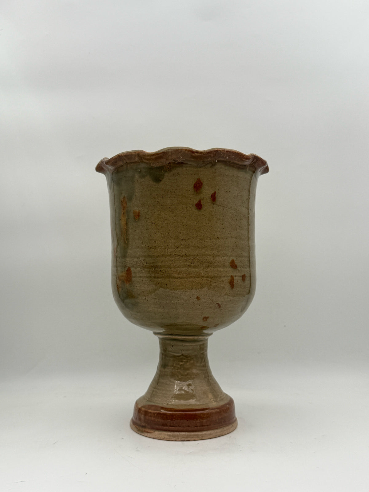 Vintage Tonala Mexico Ceramic Vase