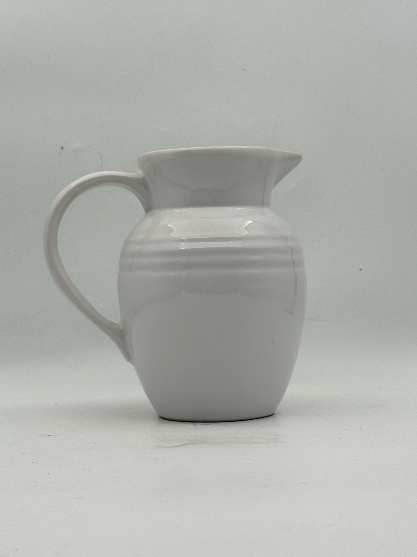 Le Creuset White Stoneware Pitcher