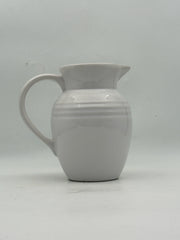 Le Creuset White Stoneware Pitcher