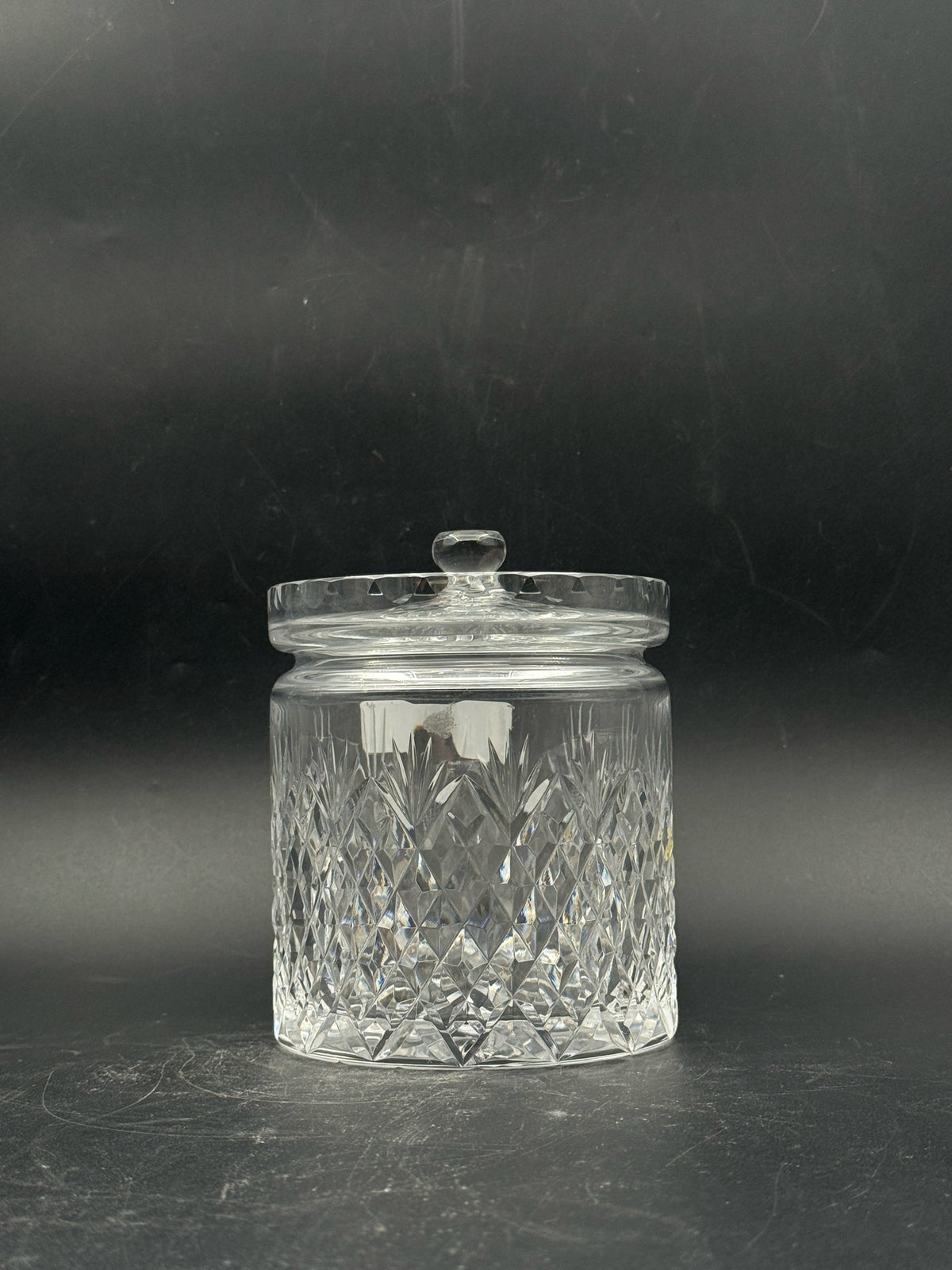 Royal Brierley Crystal Biscuit Jar
