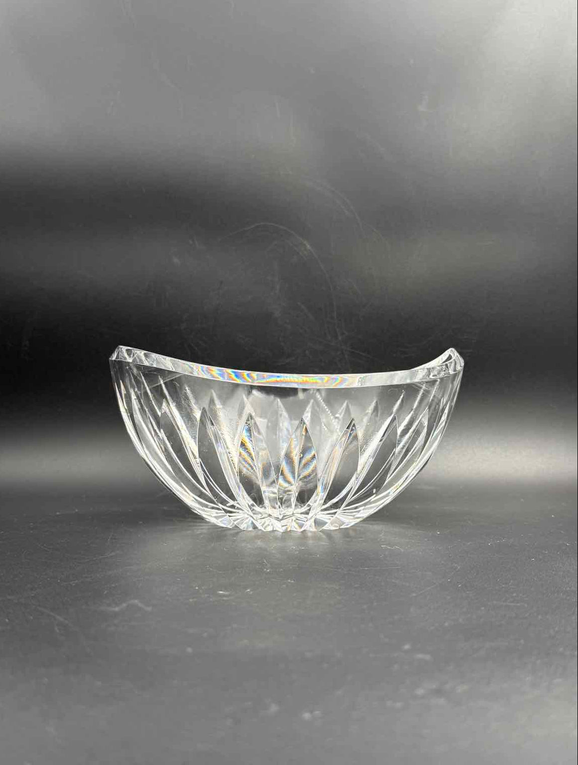 Vintage Waterford Crystal Decorative Bowl Cut Crystal Centerpiece