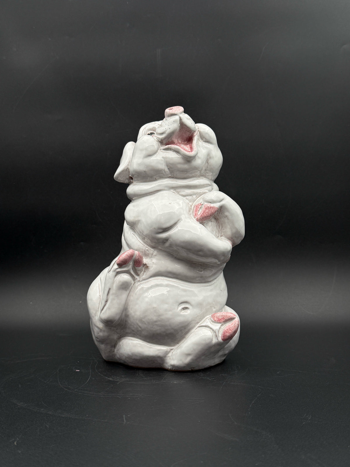 Italian Terracota Pig Figurine