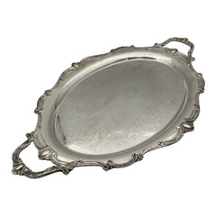 Vintage Silverplate Commerative UDC Plate With Handles