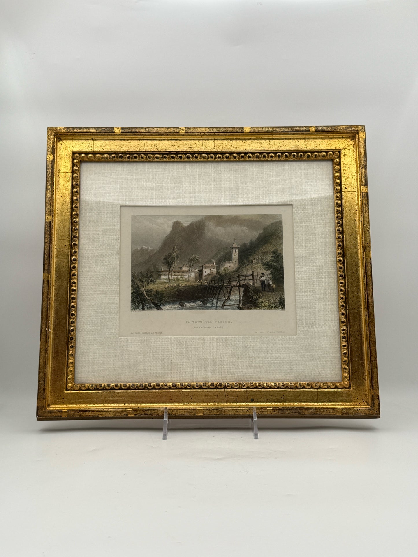 Hand Colored Set Of 5 European City Engravings