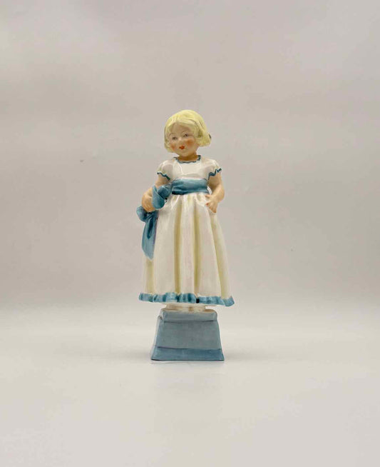 Royal Doulton Mondays Child Porcelain Figurine English Collectible Art