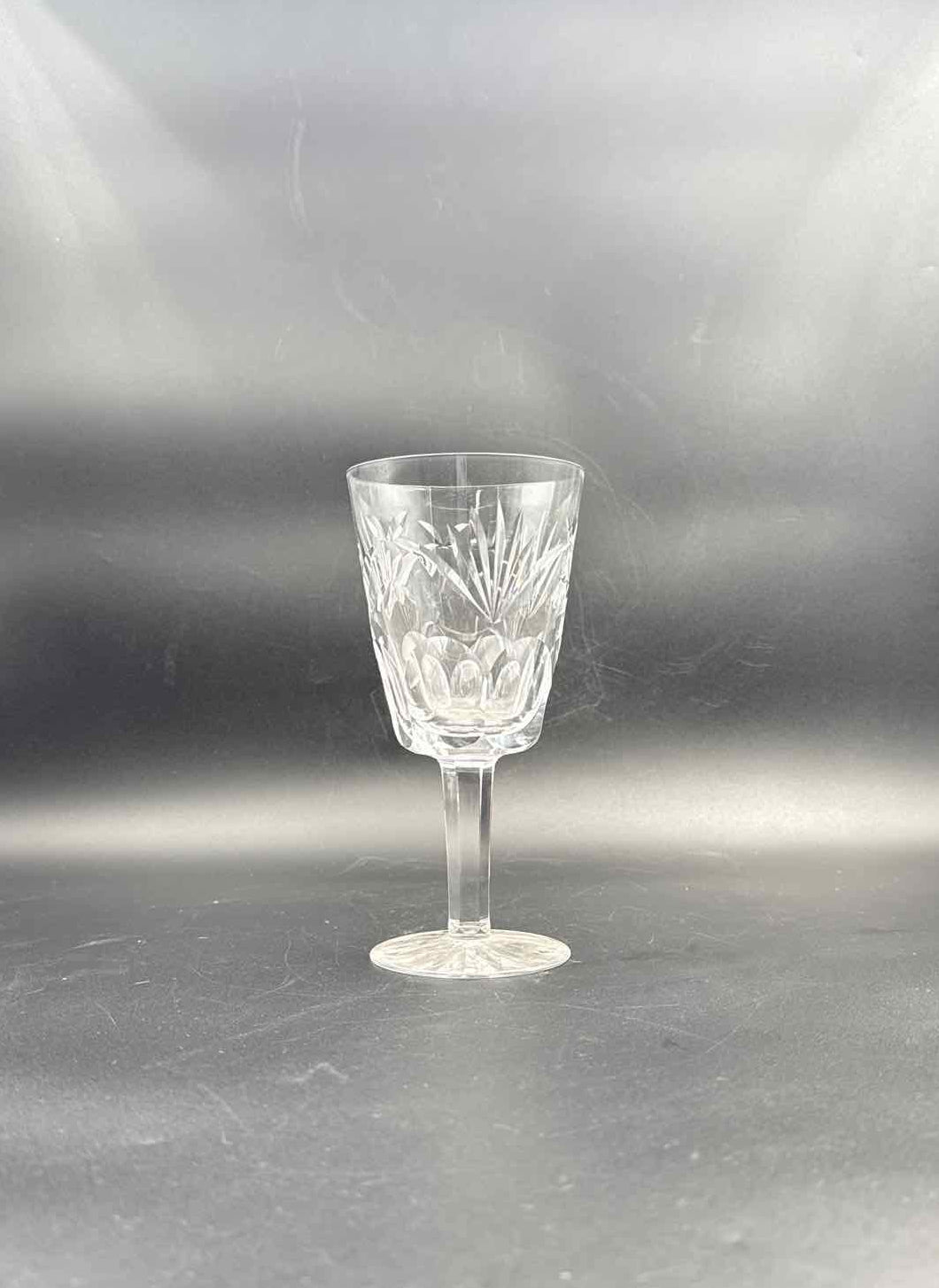 Waterford Ashling Crystal Water Goblets Set of Four Ireland Stemware
