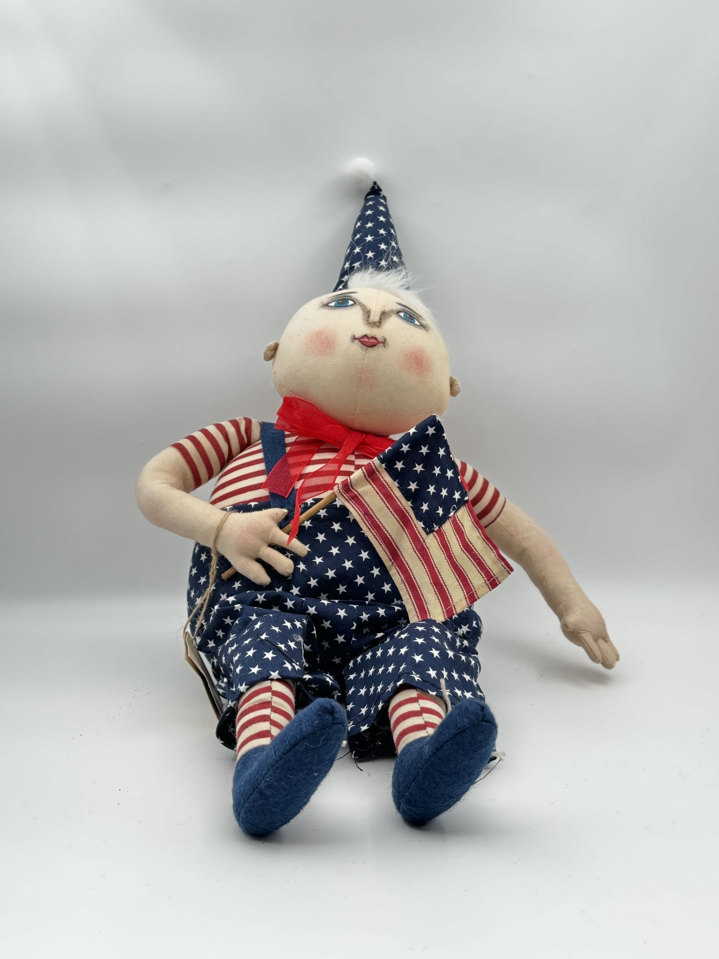Joe Spencer Gathered Traditions "Freedom Fred" Art Doll