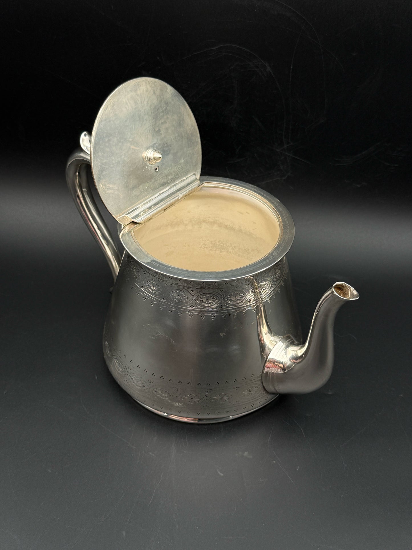 Victorian Elkington & Co Silverplate Teapot