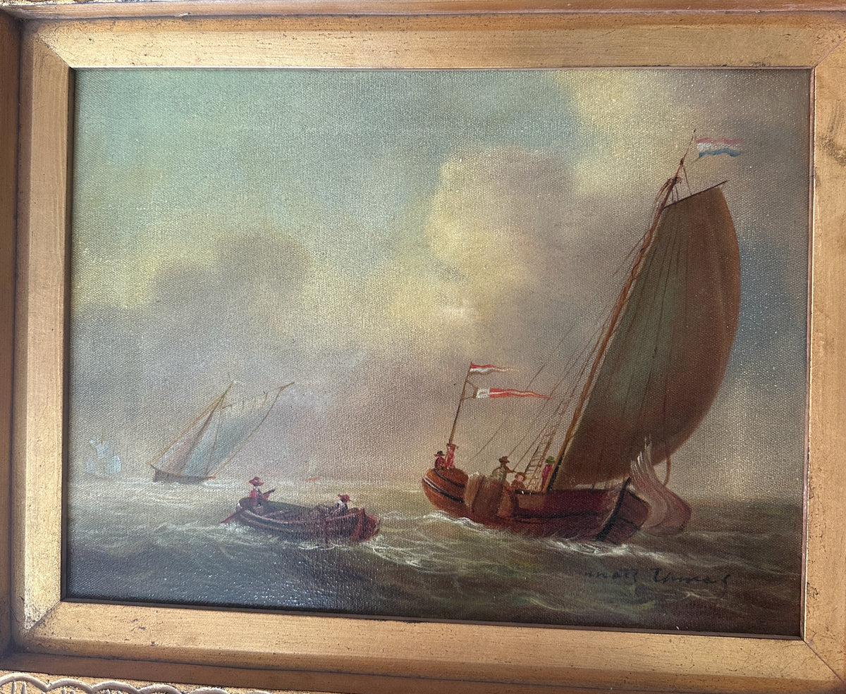 Original Oil on Canvas - Nautical Painting by Matt Thomas