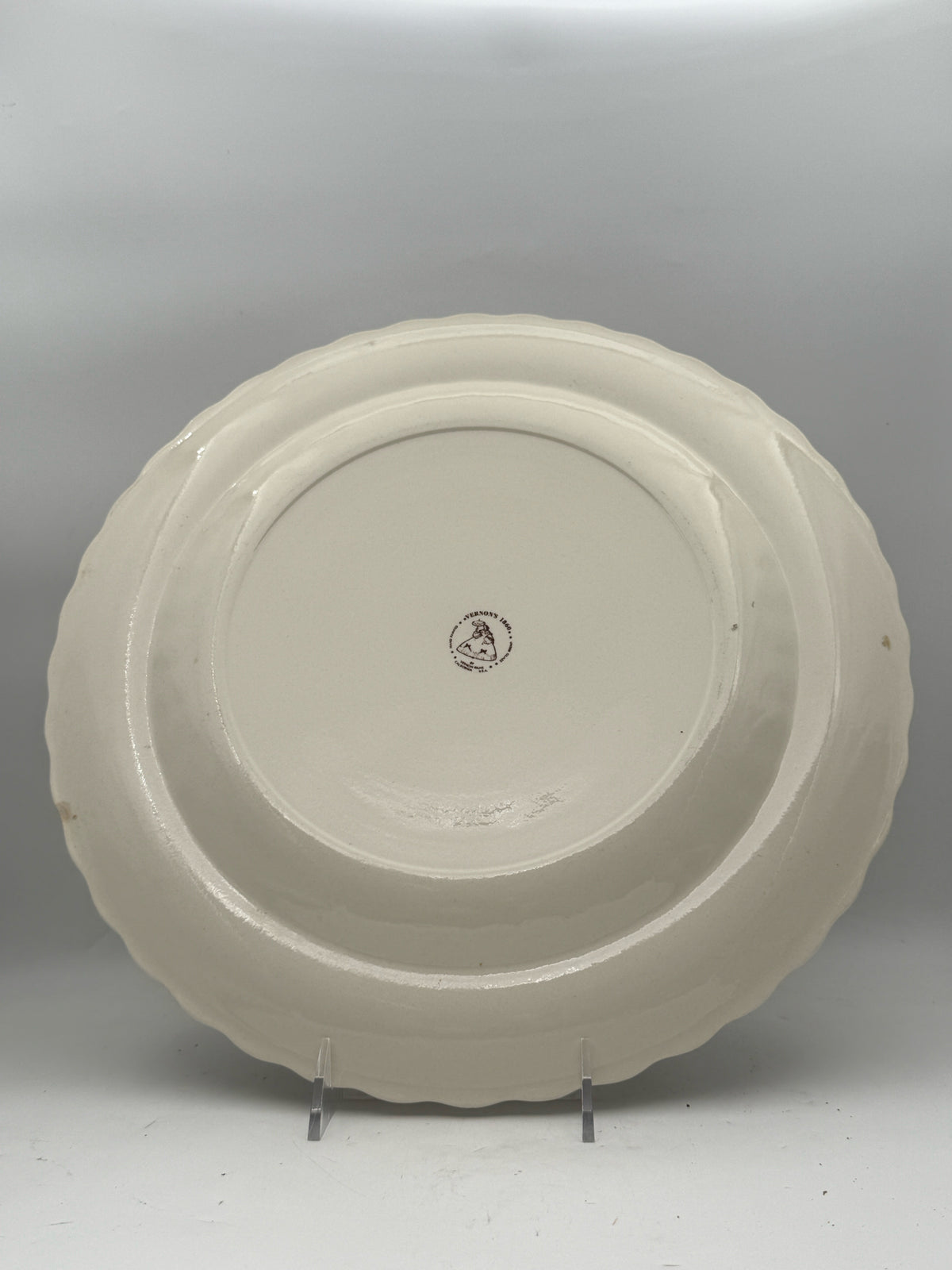 Vernon Round Hand Painted Platter