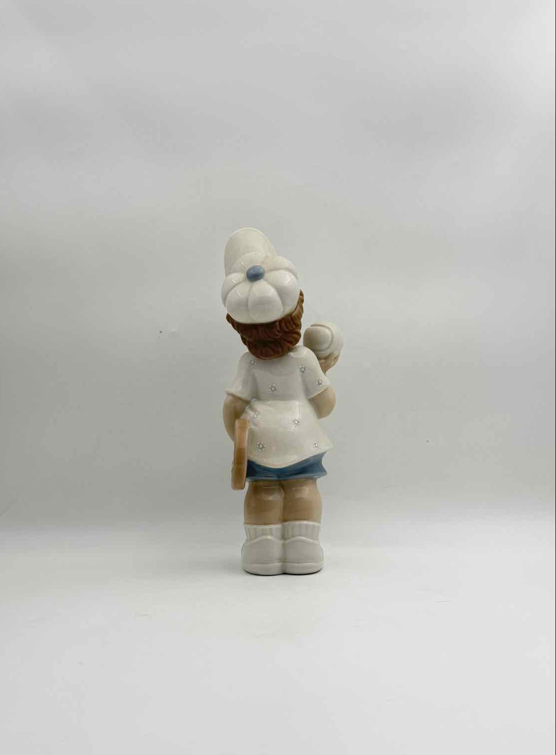 Vintage Lladró Porcelain Tennis Player Boy Figurine Made in Spain