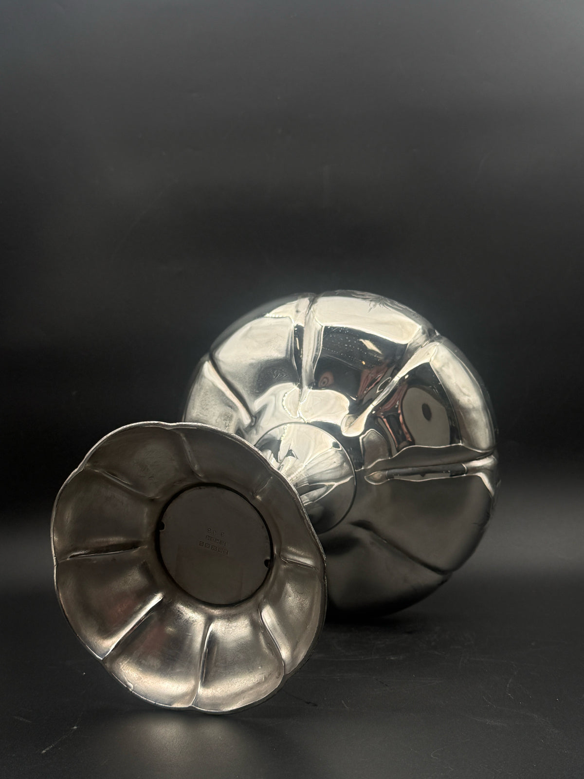 Art Nouveau Silverplate Pedestal Centerpiece