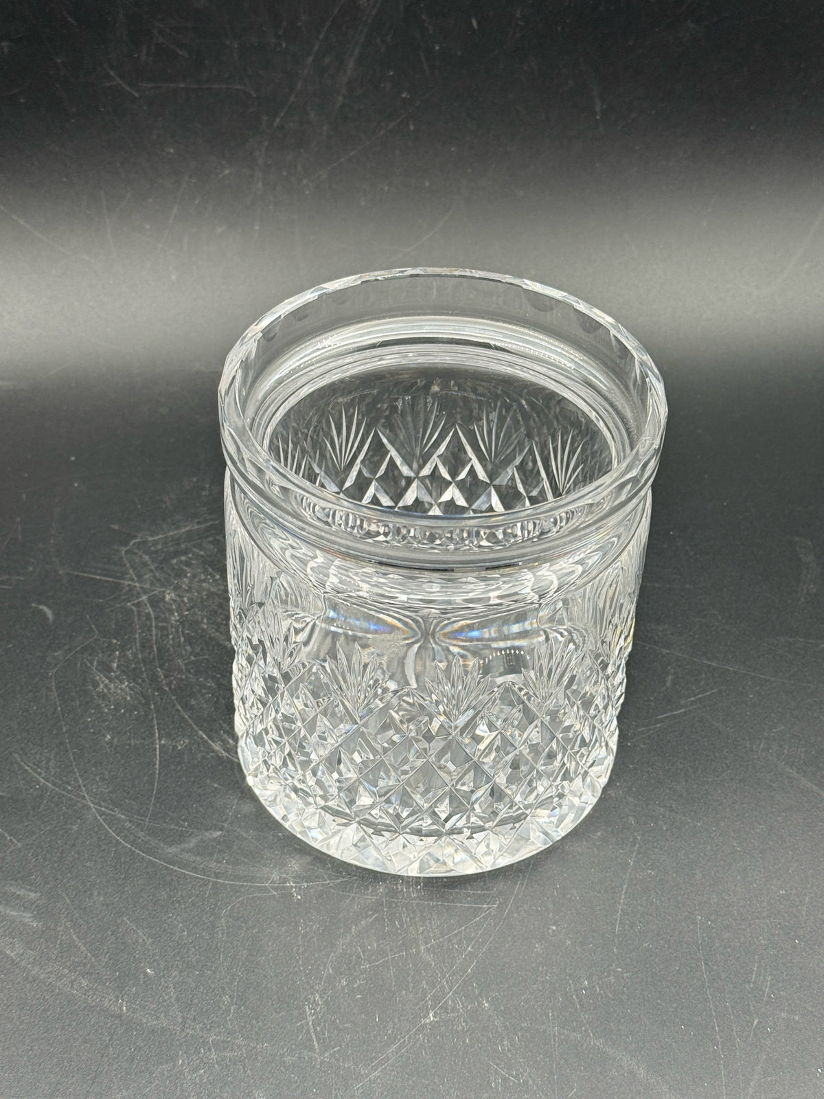 Royal Brierley Crystal Biscuit Jar