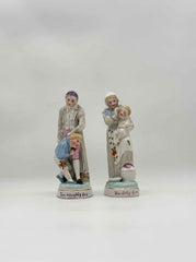 Antique Elbogen Bisque Figurines – “You Naughty Boy” & “You Dirty Girl” Pair